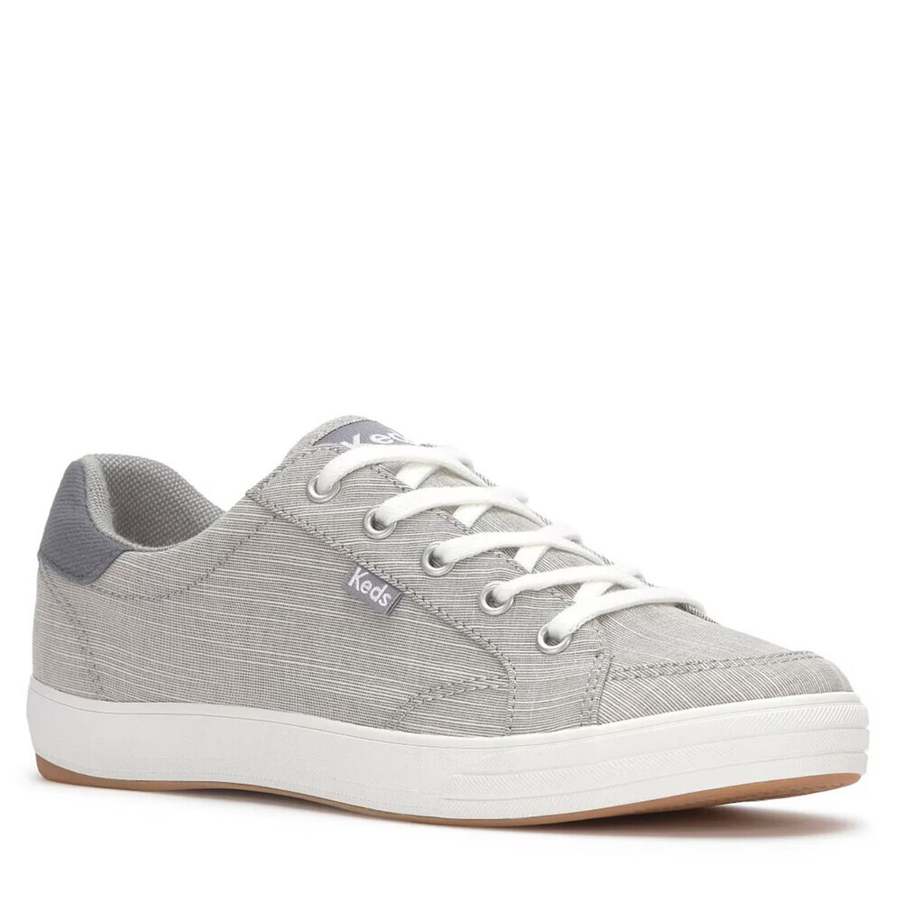 Keds Center III Sneakers Women's 11 Gray Round Toe Lace Up Casual Shoes GAL2109